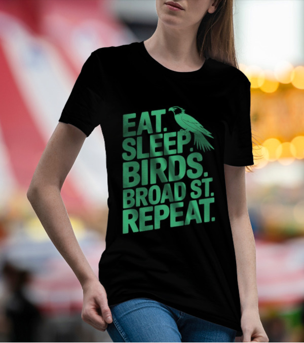 Birds Broad St Repeat T-Shirt