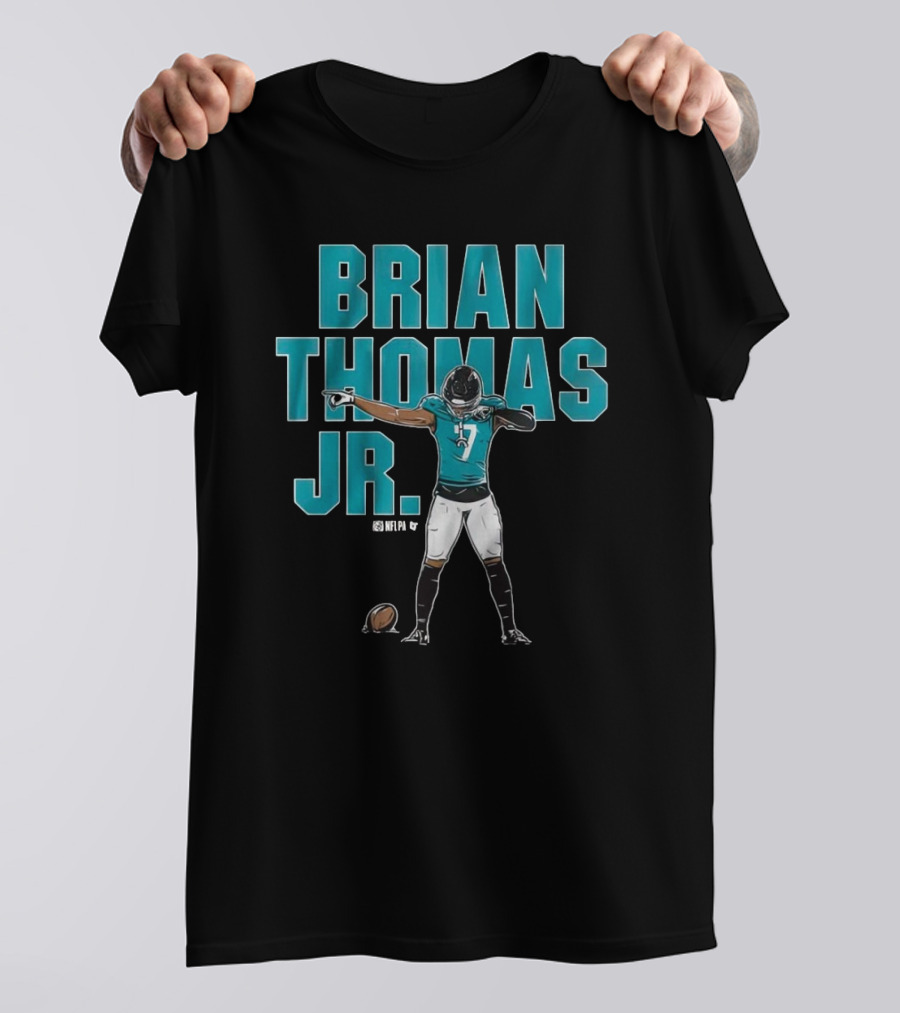 Brian Thomas Jr Superstar Pose Jacksonville Jaguars Football NFL T-Shirt
