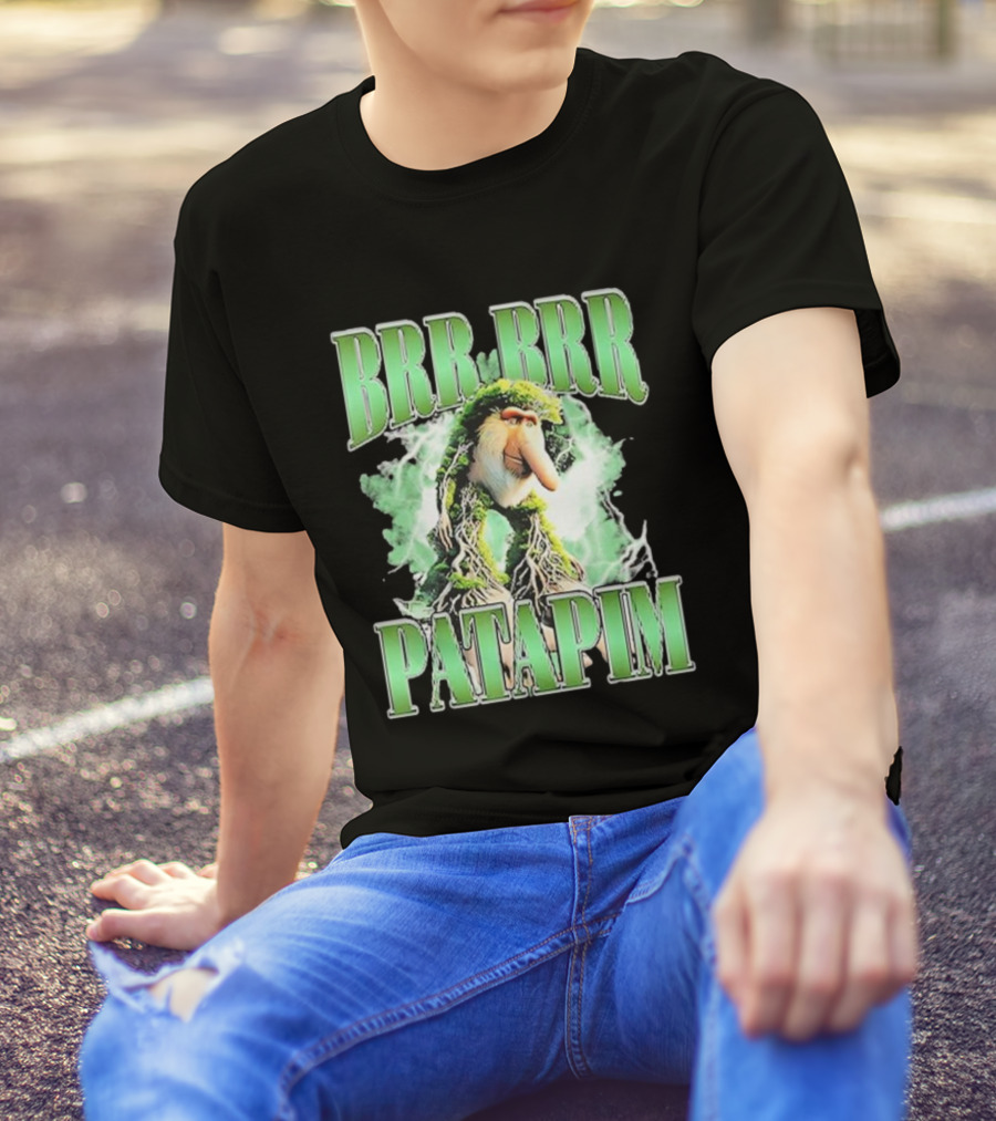 Brr Brr Patapim Italian Brainrot Meme T-Shirt