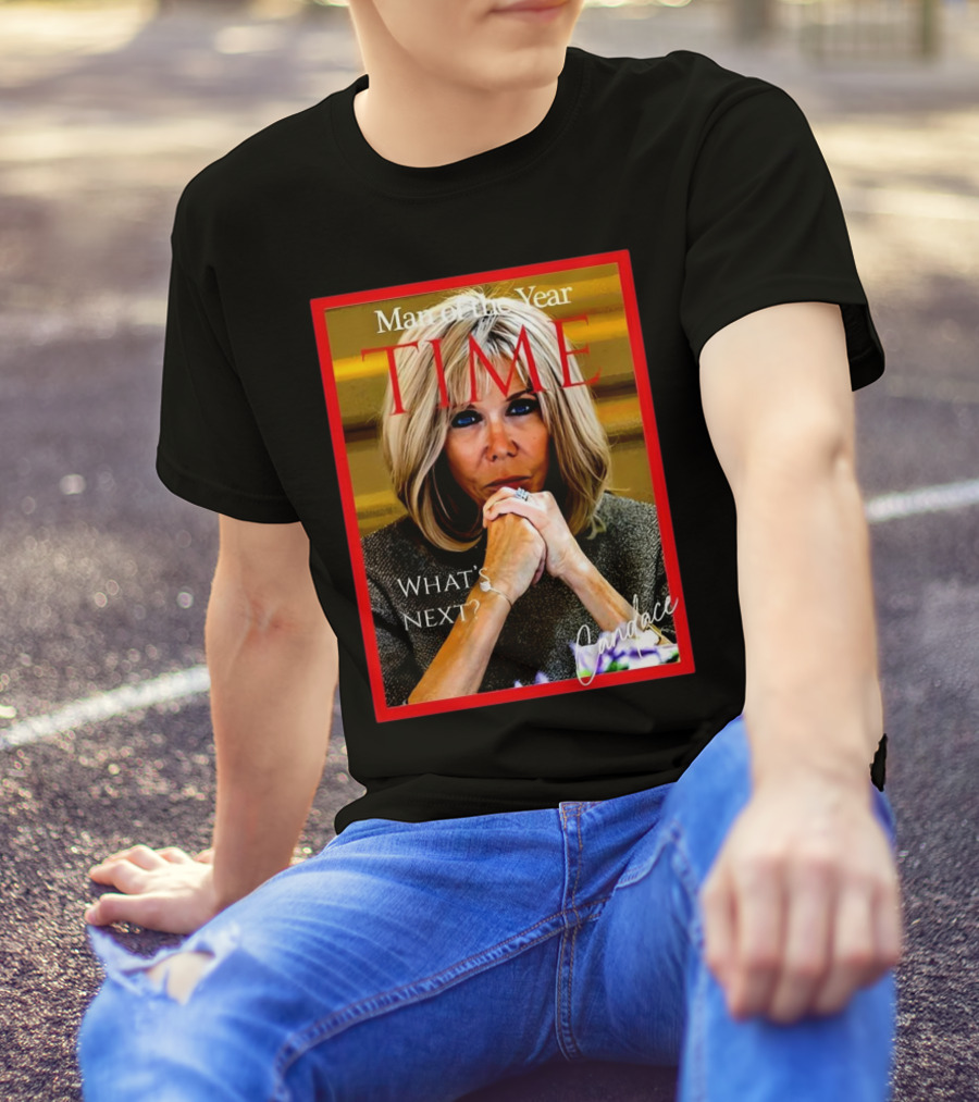 Candace Owens Brigitte Macron Man Of The Year Time T-Shirt