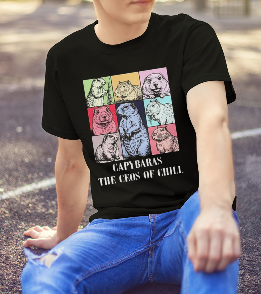 Capybaras The CEOS Of Chill T-Shirt