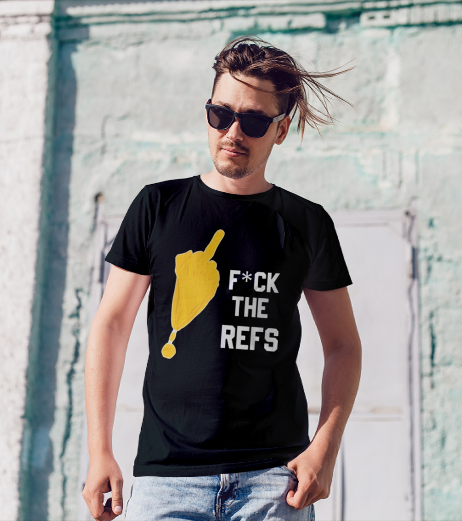 Censored Fuck The Refs Flag T-Shirt