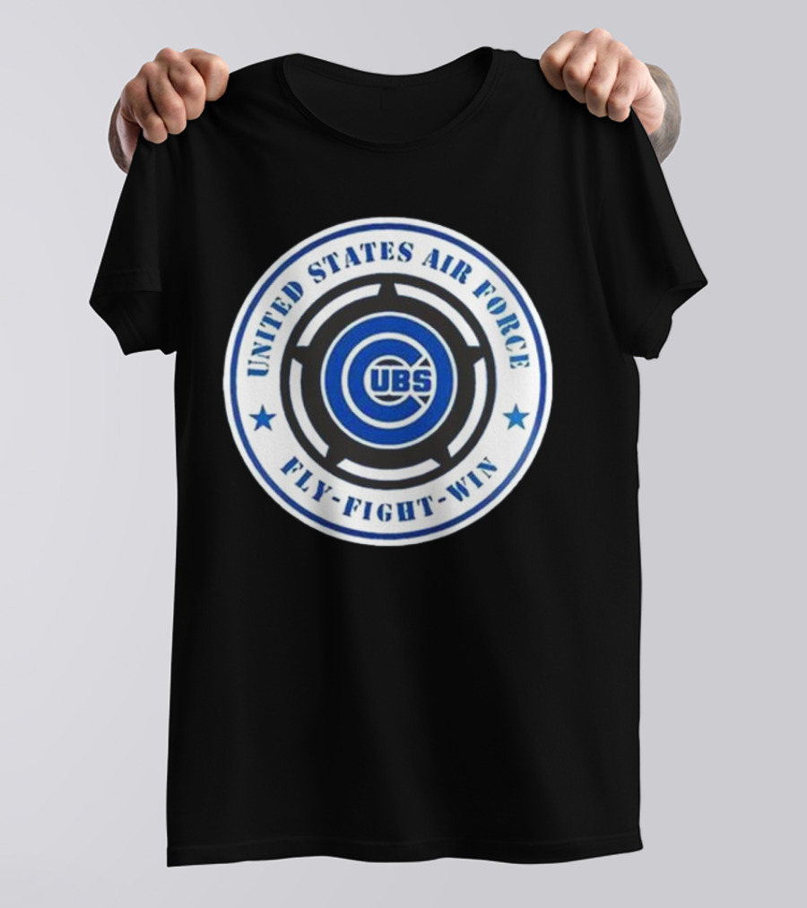 Chicago Cubs United States Air Force Fly Fight Win Military Appreciation Night 2025 T-Shirt