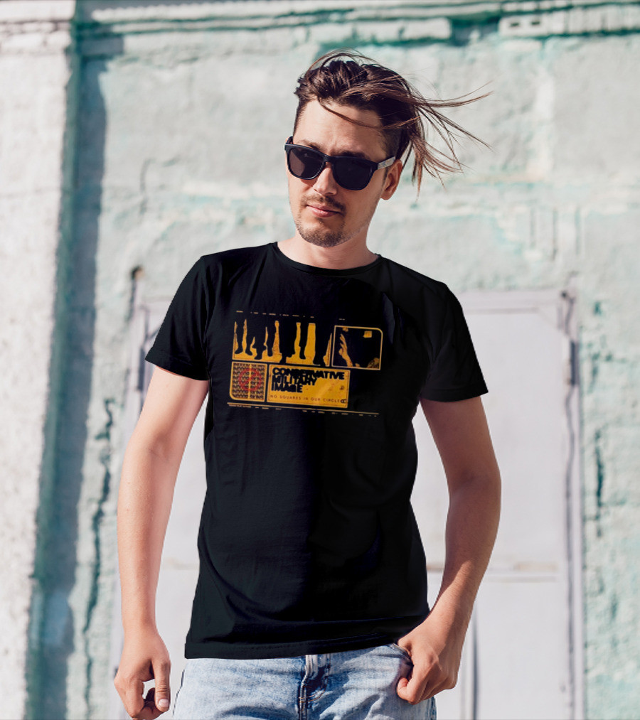 Conservative Military Image No Squares In Our Circle BBB T-Shirt