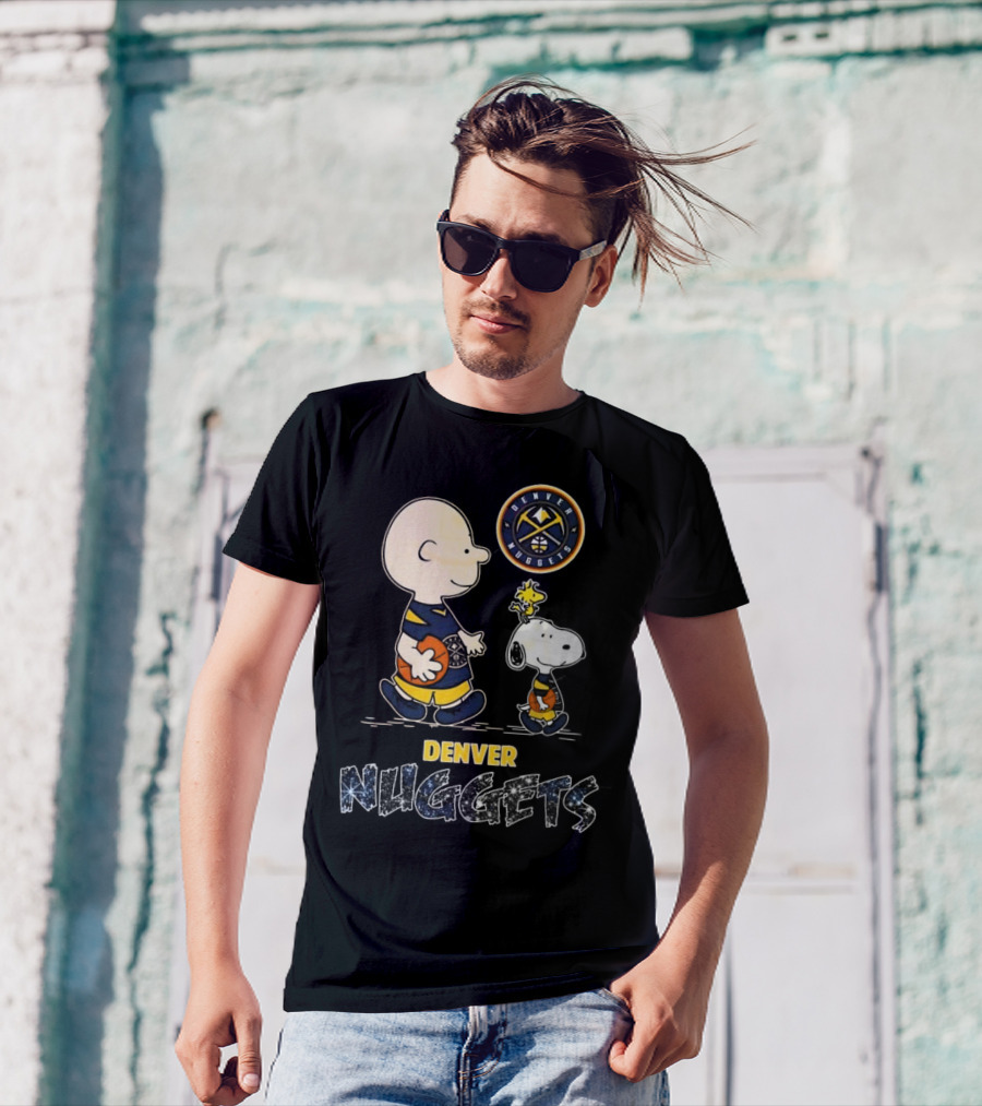 Denver Nuggets Basketball Peanuts Snoopy 2025 T-Shirt