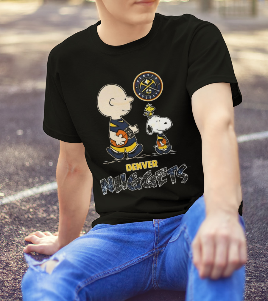 Denver Nuggets Basketball Peanuts Snoopy 2025 T-Shirt