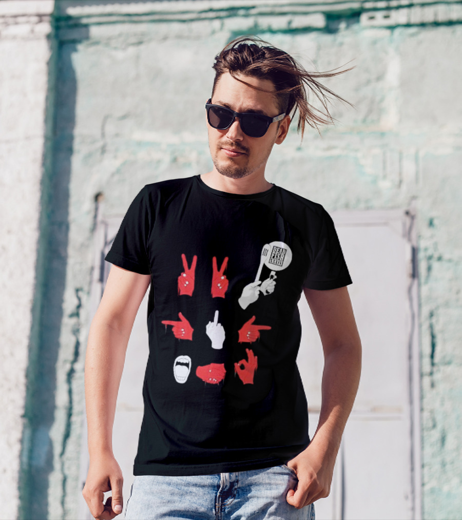 Dead Fish Moletom Careca Sangue Nas Maos 2025 T-Shirt