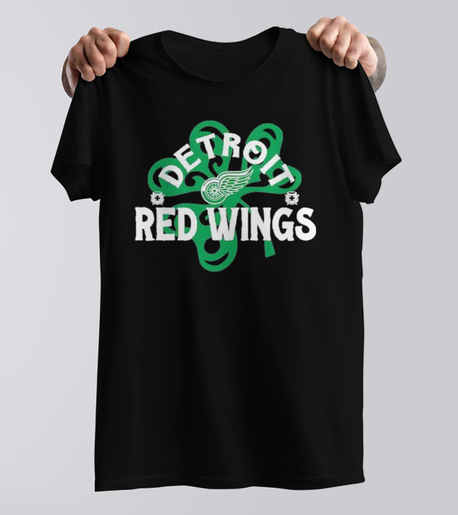 Detroit Hockey St. Patrick’s Day Richmond Shamrock T-Shirt