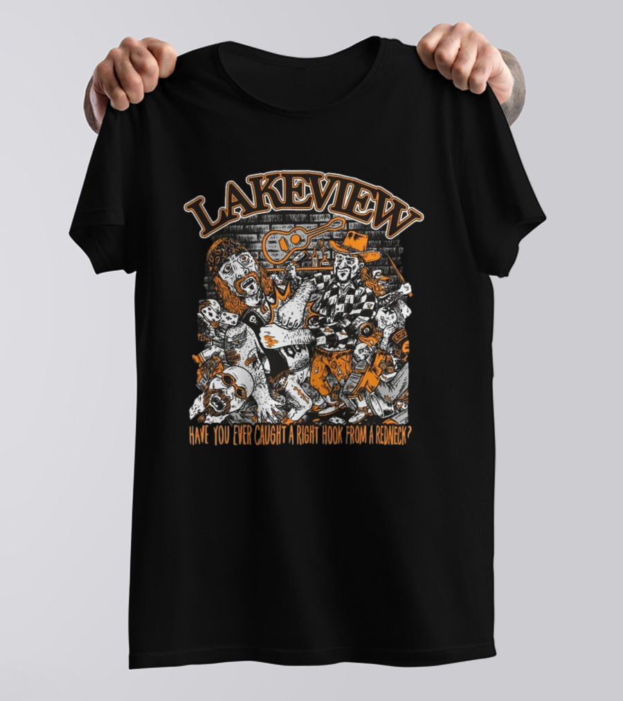Down Right Lakeview Bar Fight T-Shirt