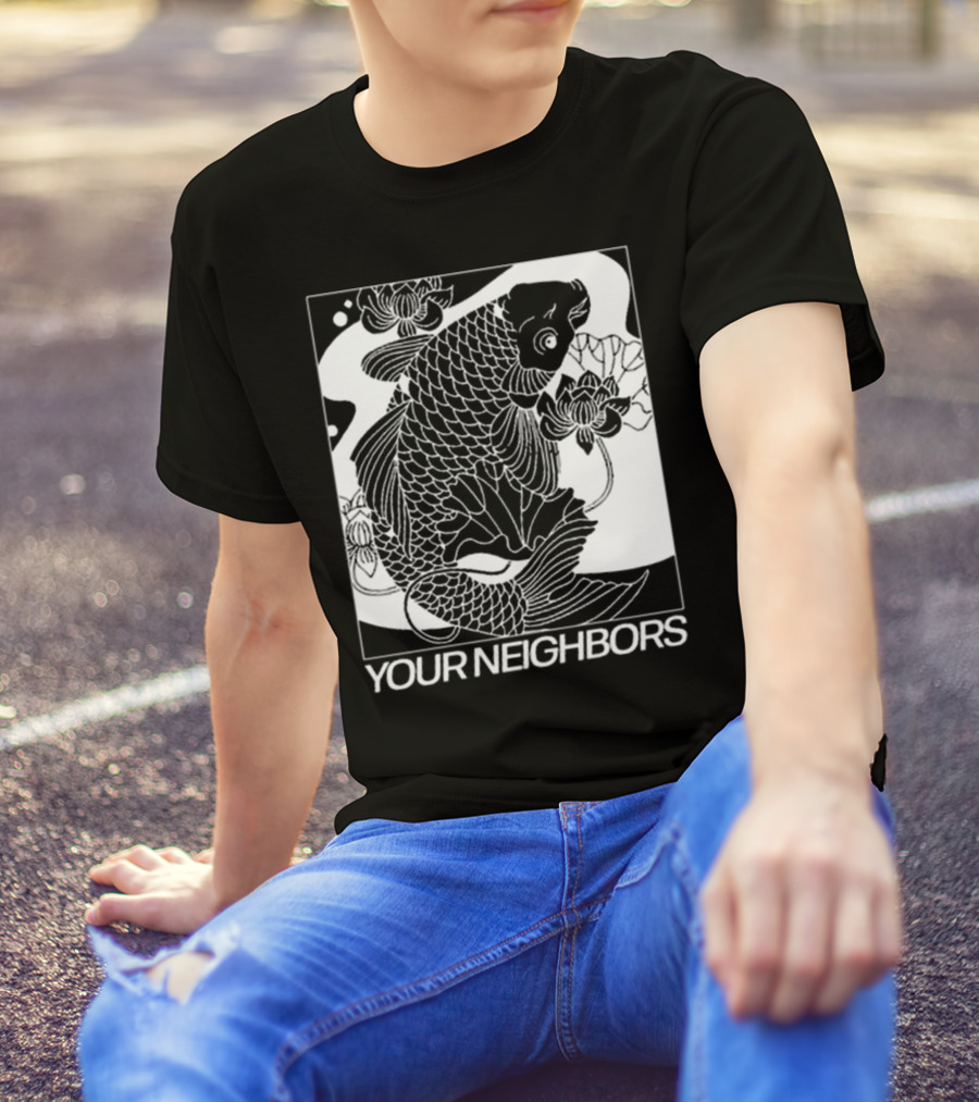 Down Right Your Neighbors Koi T-Shirt