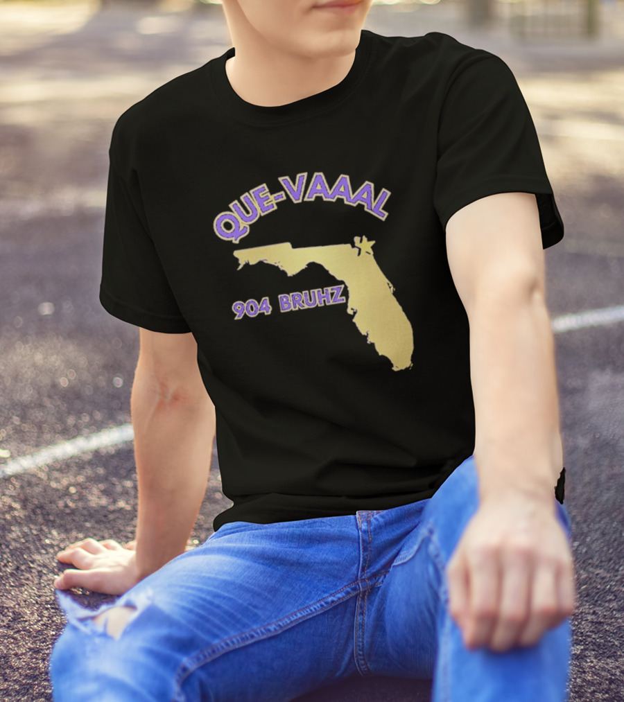 Florida State Map 904 Bruhz Que-Vaaal T-Shirt