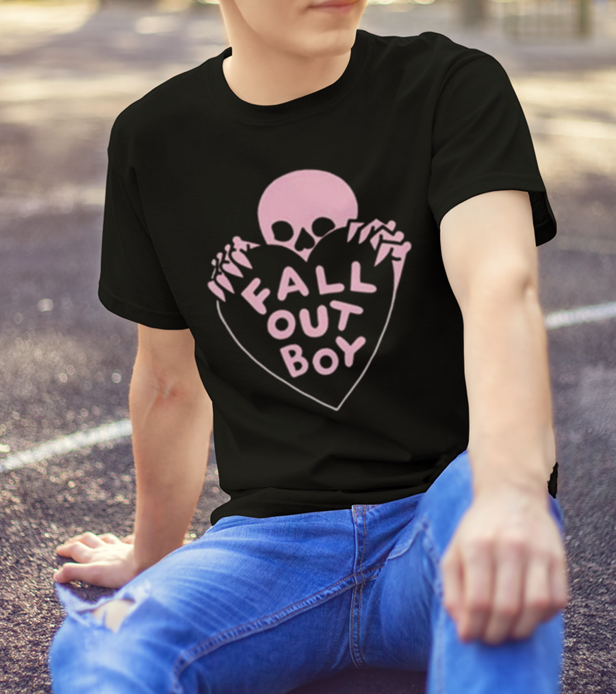 Falloutboy Skeleton Heart T-Shirt