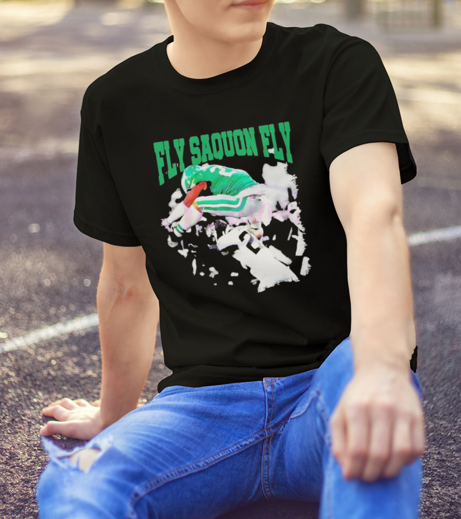 Fly Squon Fly Philadelphia Football Player T-Shirt