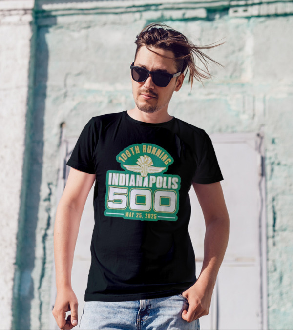 Funny 109th Running Indianapolis 500 May 25, 2025 T-Shirt