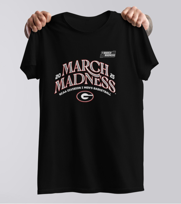 Georgia Men’s Basketball 2025 March Madness Bound T-Shirt