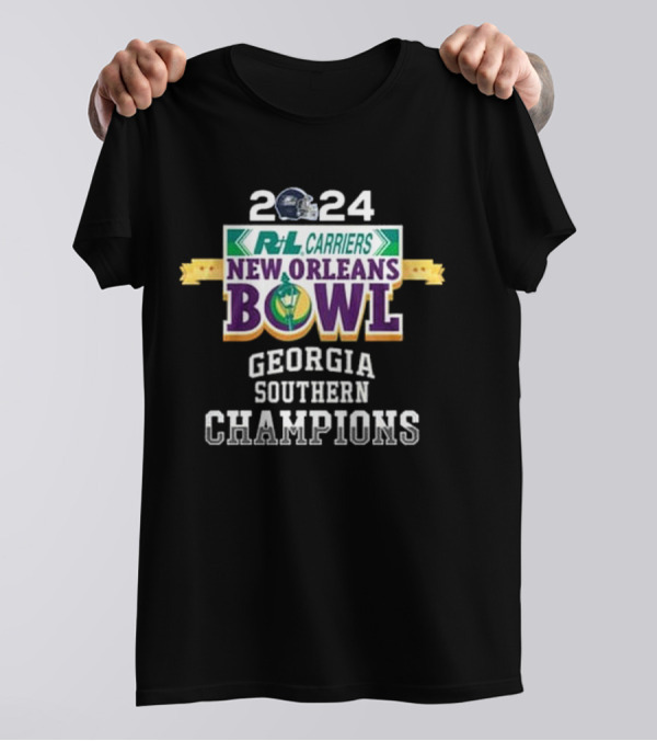 Georgia Southern Eagles 2024 New Orleans Bowl Champions Cheers T-Shirt