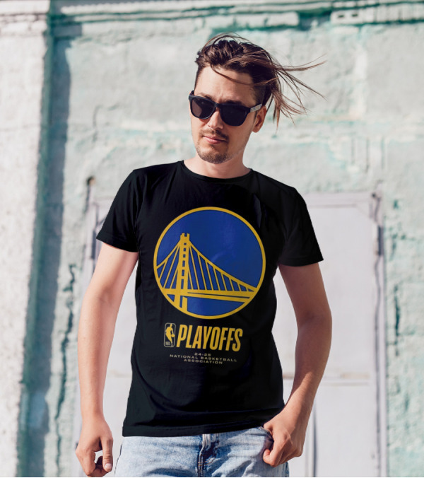 Golden State Warriors 2025 NBA Playoffs Alley Oop T-Shirt