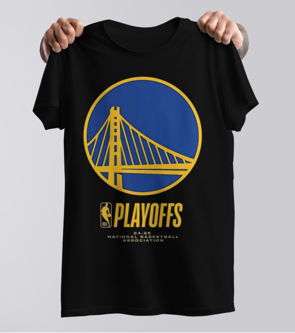 Golden State Warriors 2025 NBA Playoffs Alley Oop T-Shirt