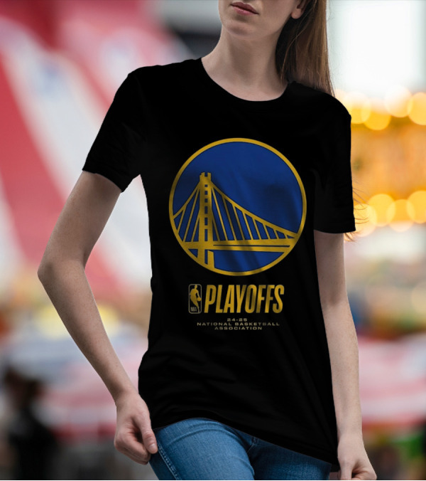 Golden State Warriors 2025 NBA Playoffs Alley Oop T-Shirt