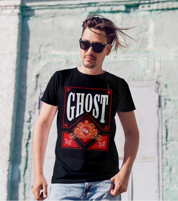 Ghost Racing Red Playing Card T-Shirt