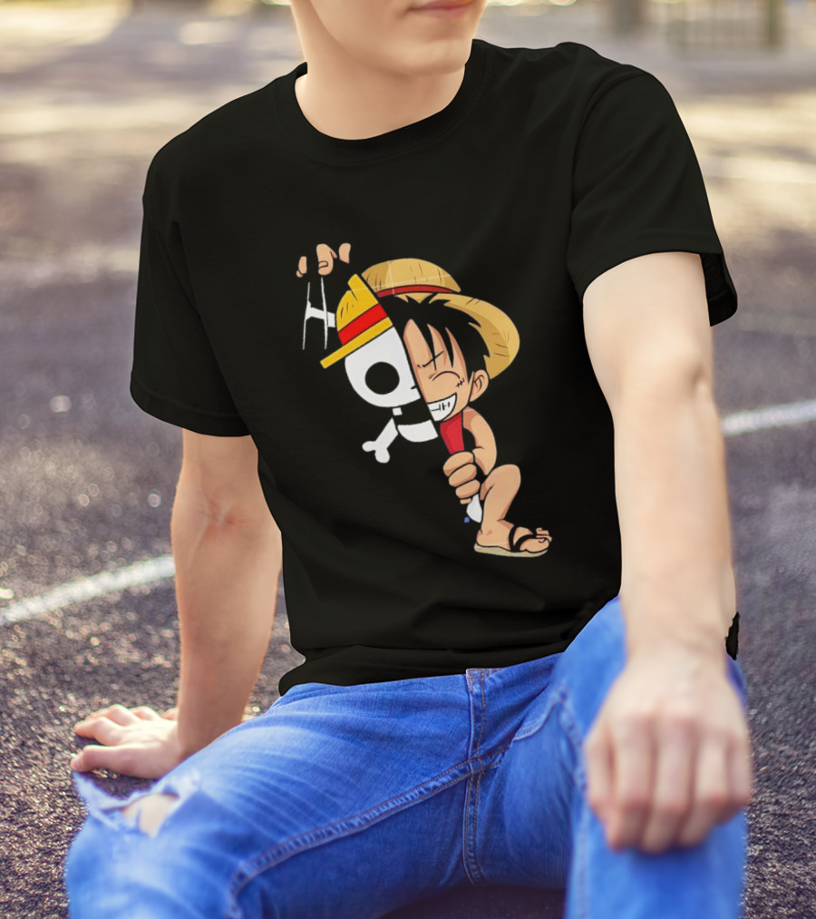 Funny Monkey D Luffy One Piece Anime Character T-Shirt