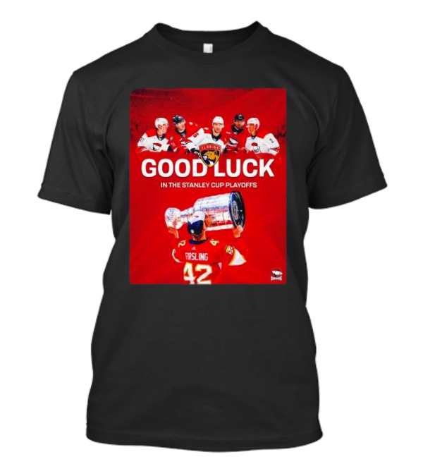 Good Luck In The Stanley Cup Playoffs Florida Panthers Player Trophy T-Shirt