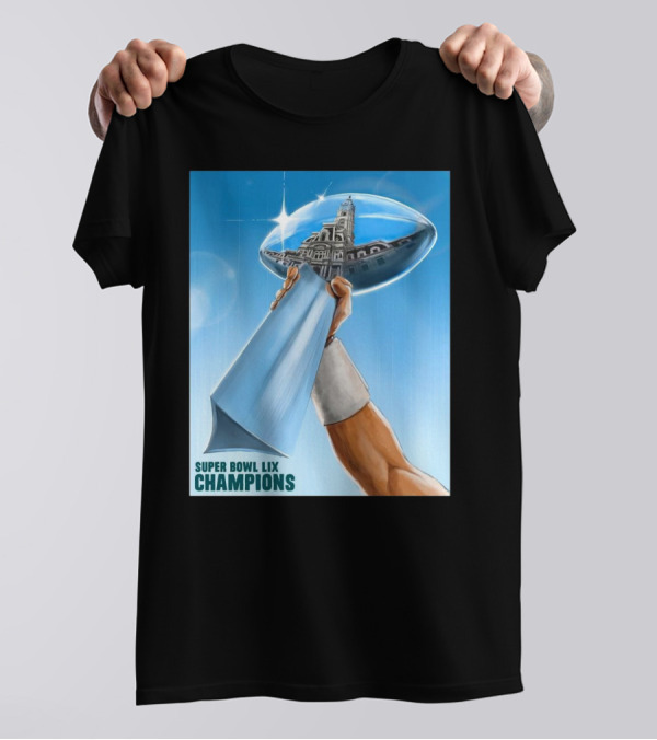Good Morning From Philadelphia Eagles Super Bowl LIX Champions 2024 T-Shirt