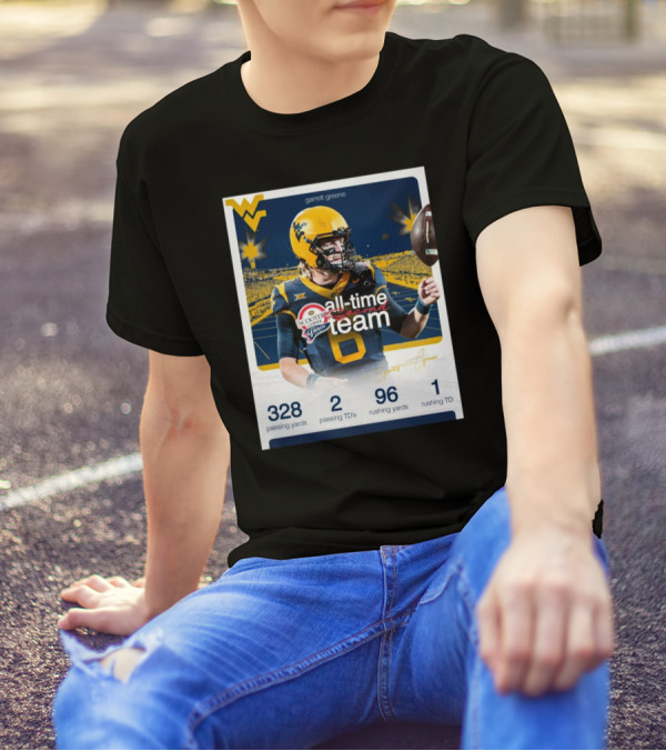 Garrett Greene Scooter’s Coffee Frisco Bowl All-Time Second Team With 328 Passing Yards Signature T-Shirt