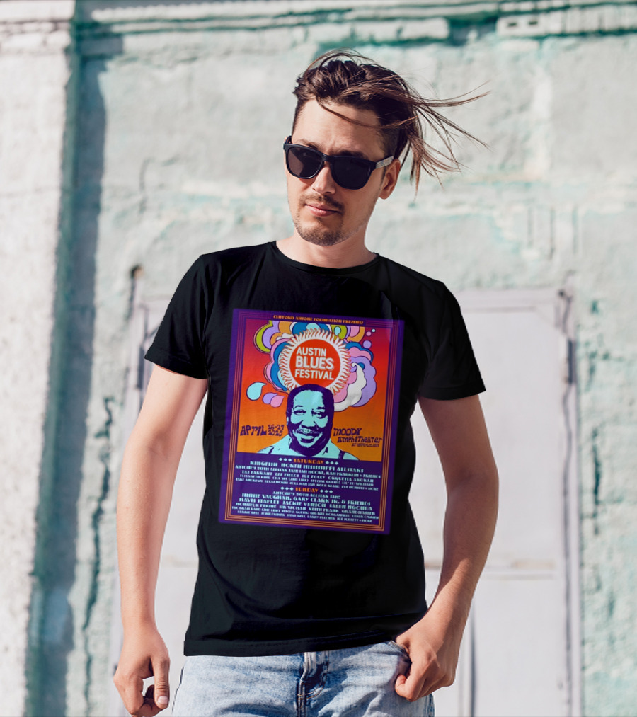 Gary Clark Jr. And Jimmie Vaughan To Lead Allstar Jam At Austin Blues Fest 2025 T-Shirt