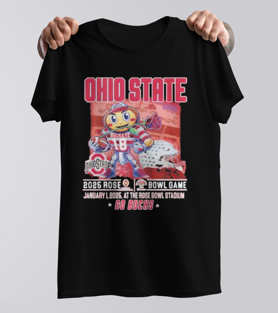Go Bucks Ohio State Rose Bowl Game 2025 T-Shirt