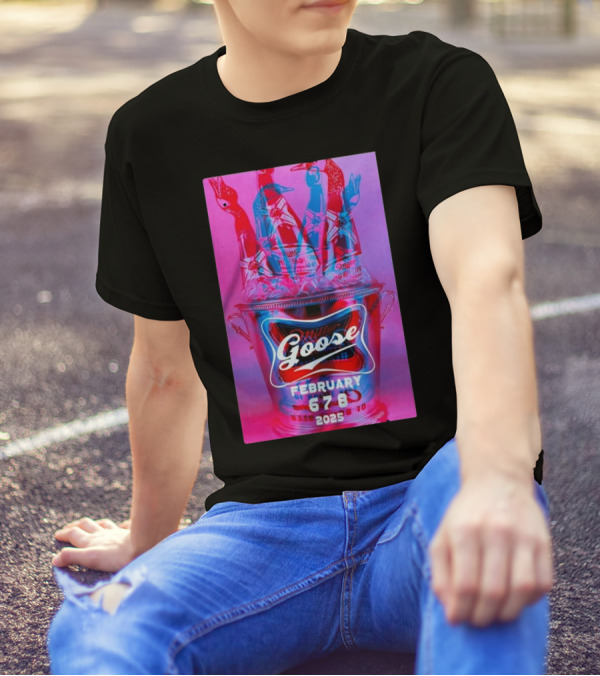 Goose On Feb 6-8 2025 At Miller High Life Theatre T-Shirt