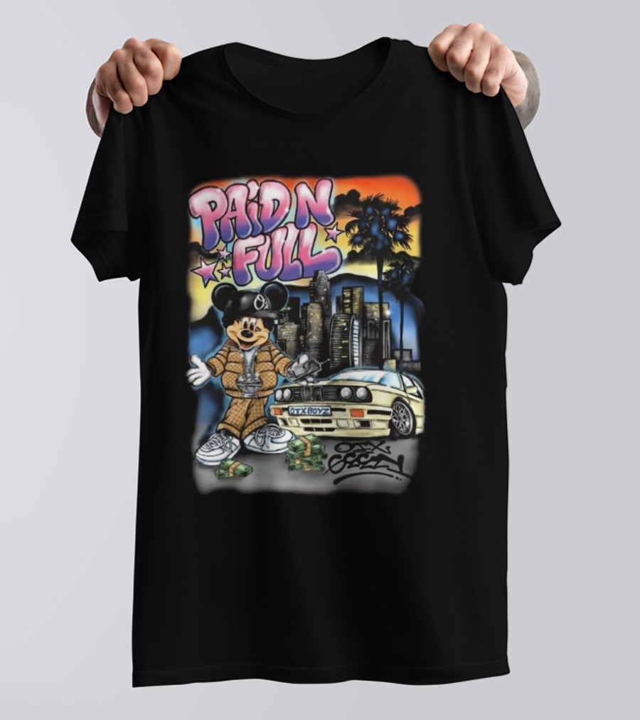 Geezyworld Official Paid N Full T-Shirt