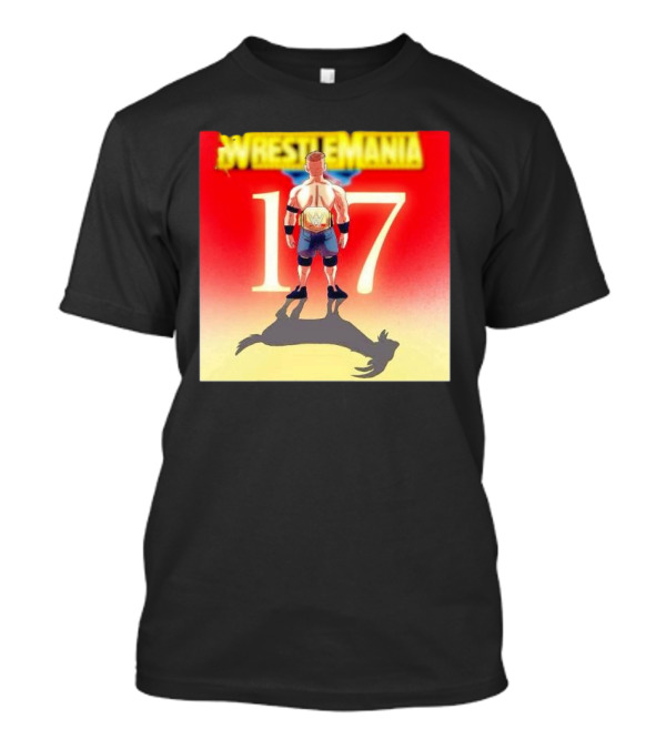 GOAT John Cena 17x WrestleMania Champions T-Shirt