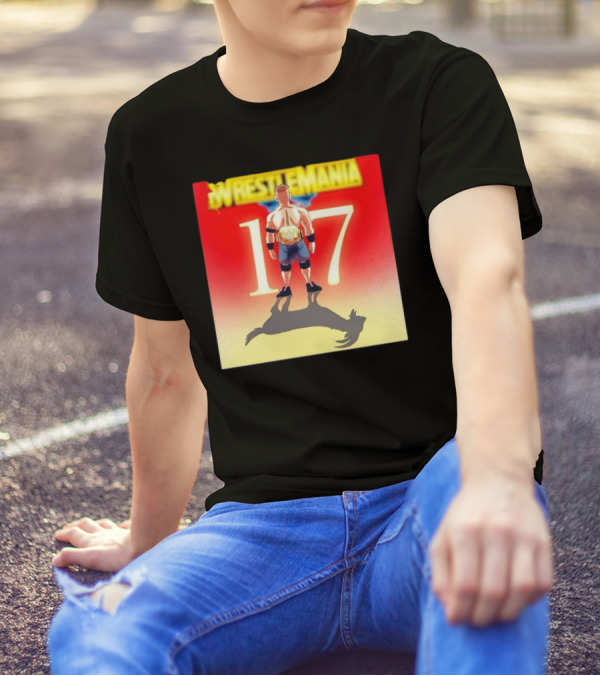 GOAT John Cena 17x WrestleMania Champions T-Shirt