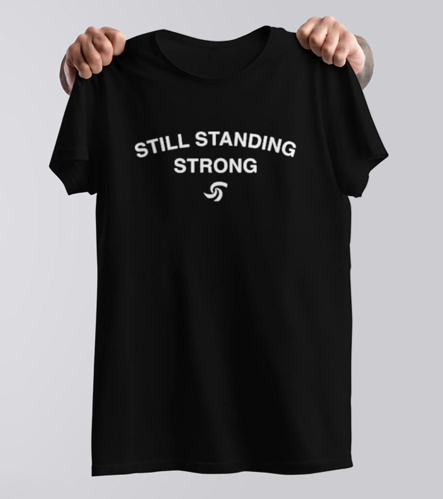Georges St-pierre Still Standing Strong Logo T-Shirt