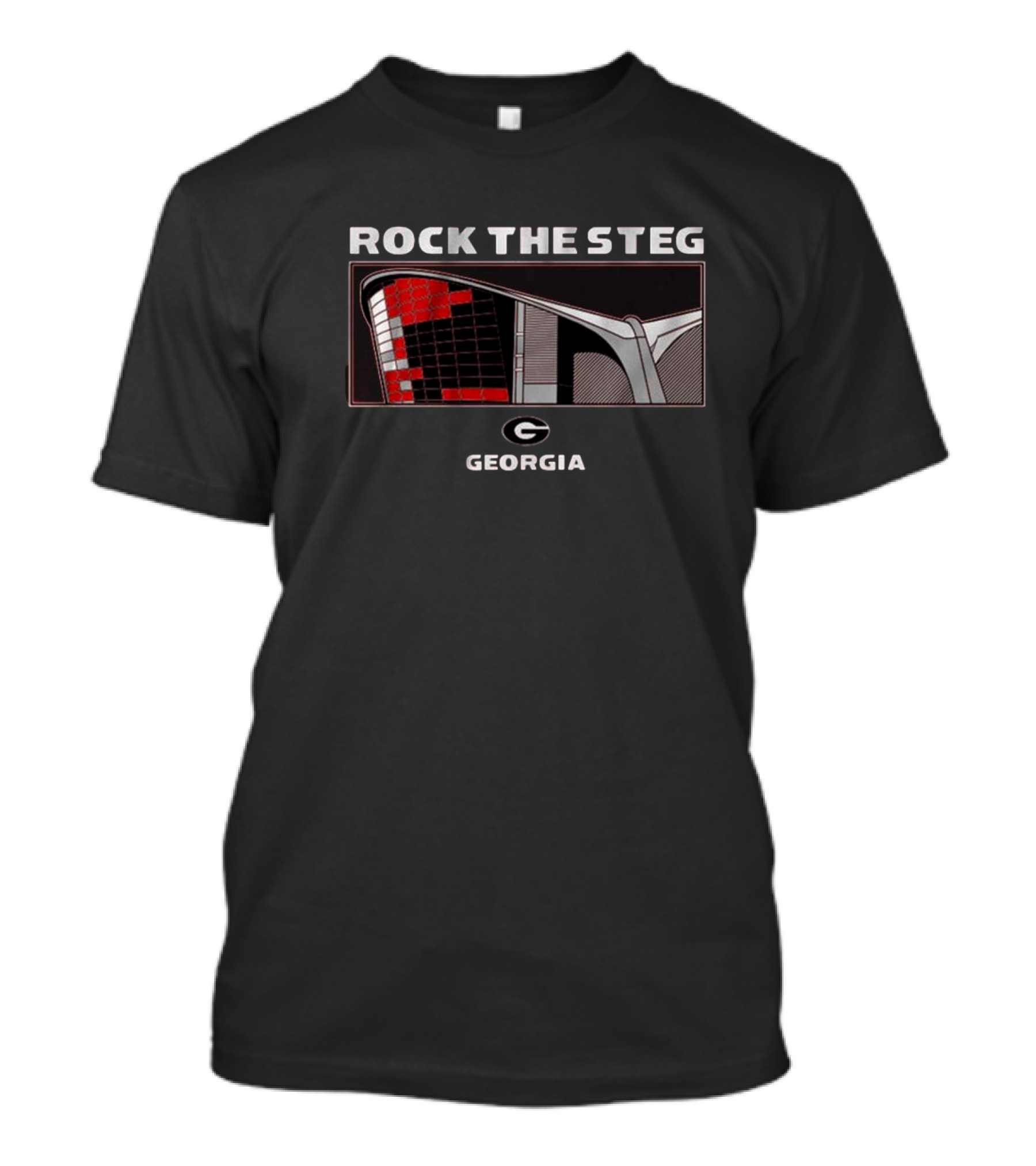 Georgia Bulldogs Football Rock The Steg NCAA T-Shirt