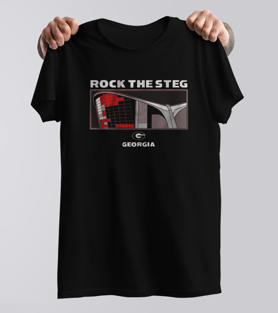 Georgia Bulldogs Football Rock The Steg NCAA T-Shirt