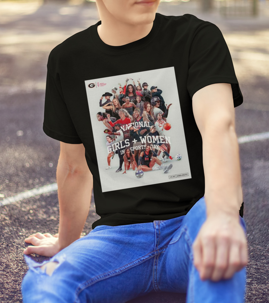 Georgia Bulldogs National Girls And Women In Sports Day 2.05.2025 Georgia Athletics T-Shirt