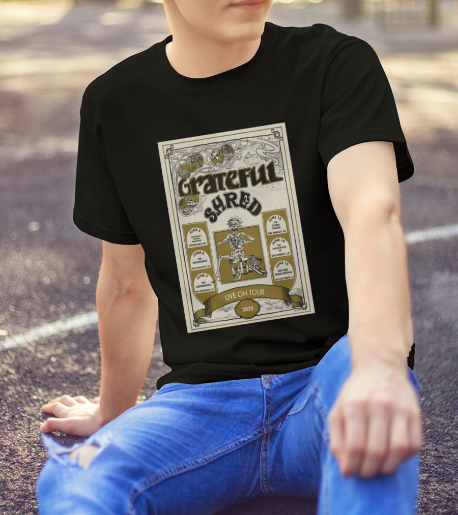 Grateful Shred June 2025 Tour T-Shirt