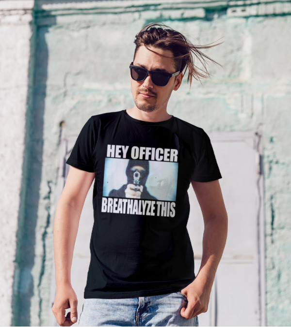 Haunted Starbucks Hey Officer Breathalyze This T-Shirt