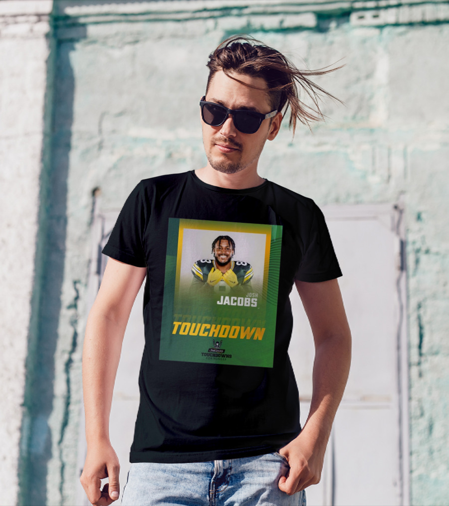 Green Bay Packers Vs Philadelphia Eagles Josh Jacobs Touchdown For Hunger T-Shirt