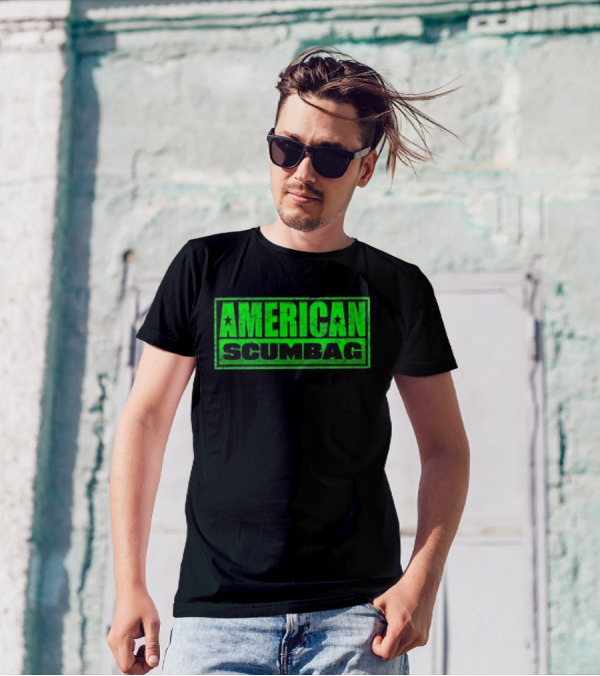 Hazheart American Scumbag Logo T-Shirt