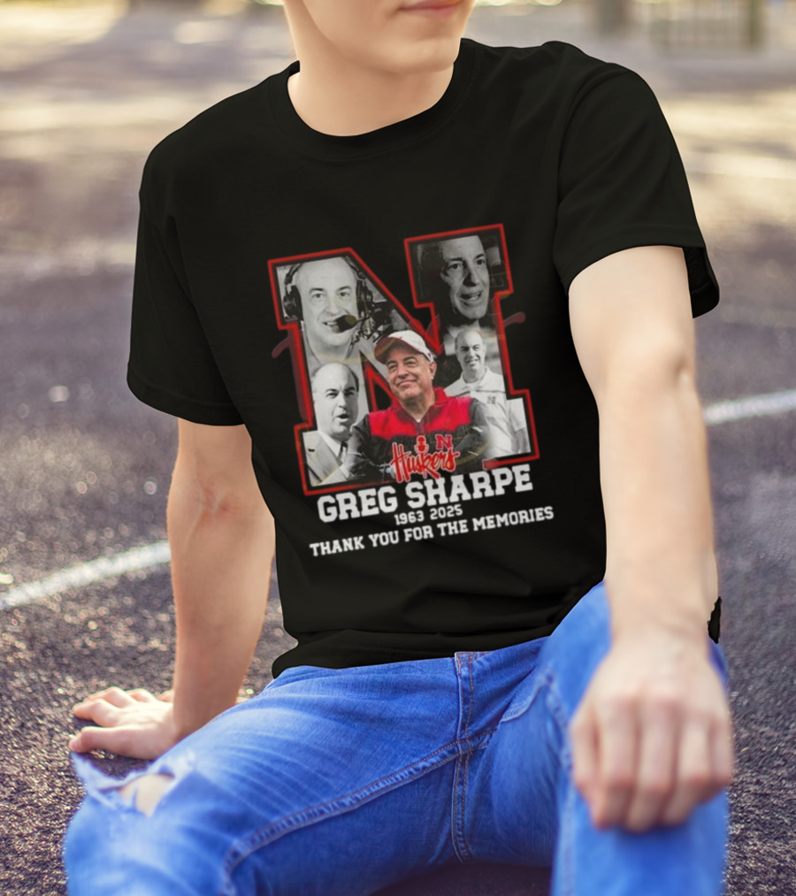 Greg Sharpe 1963-2025 Thank You For The Memories T-Shirt