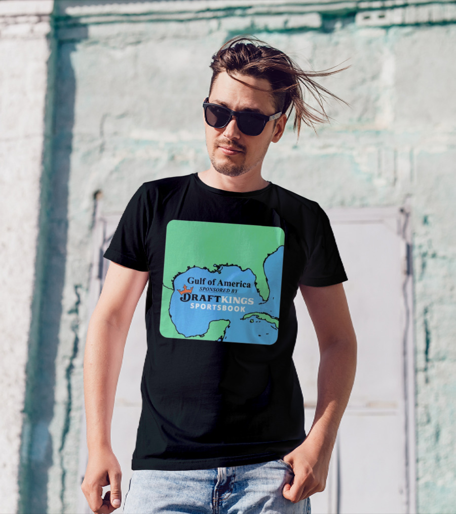 Gulf Of America Sponsored By Draftkings Sportsbook T-Shirt