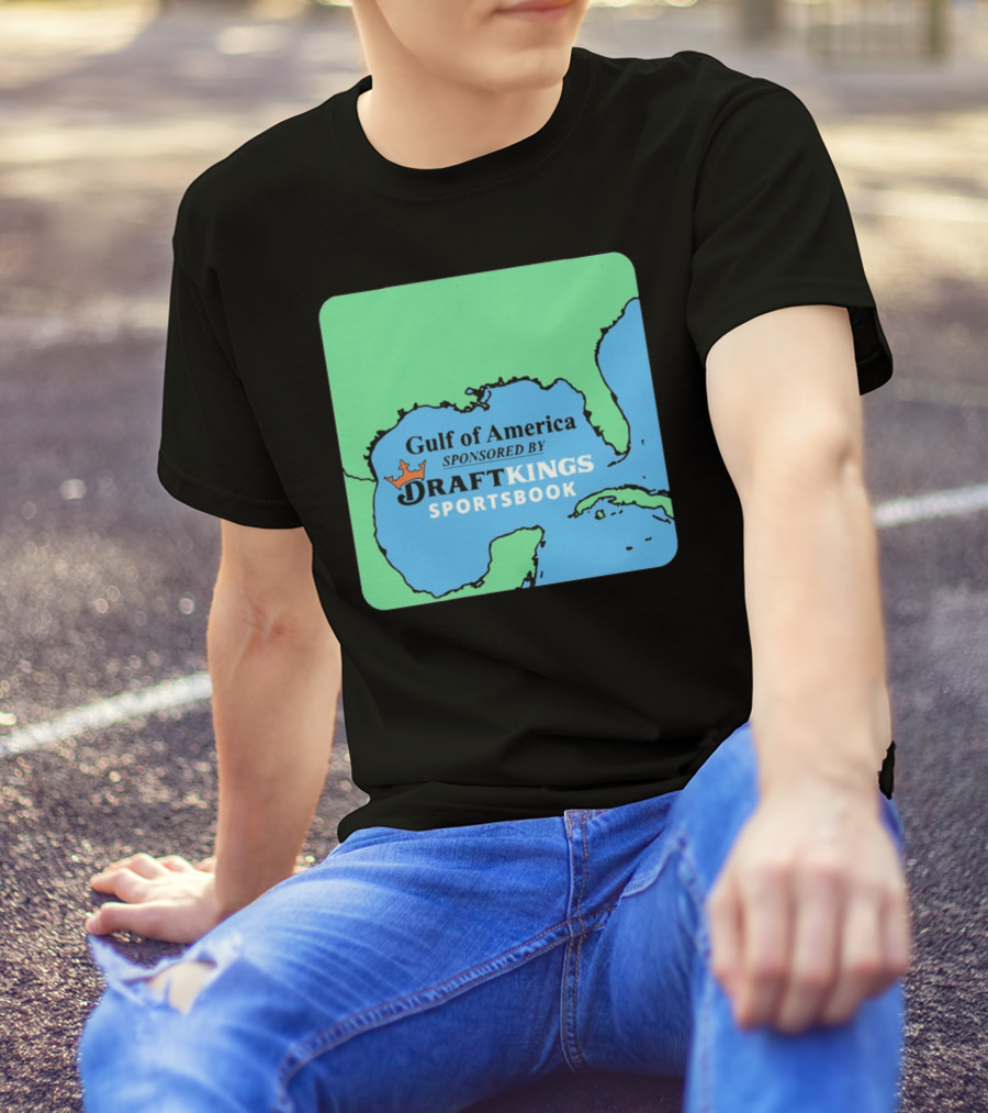 Gulf Of America Sponsored By Draftkings Sportsbook T-Shirt