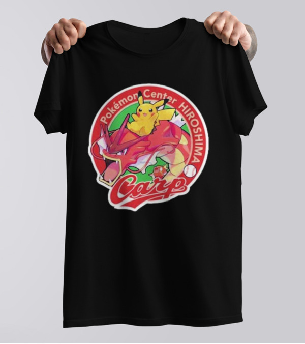 Hiroshima Toyo Carp X Pokémon Center Hiroshima T-Shirt