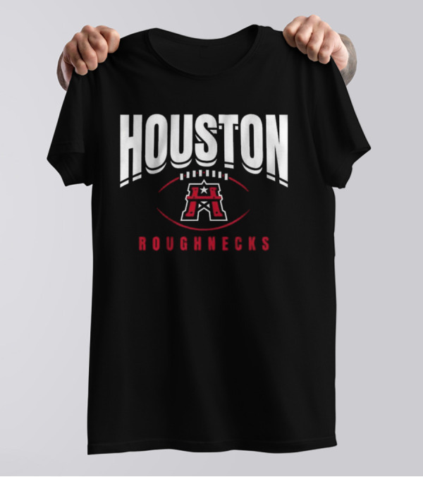 Houston Roughnecks Football Outline T-Shirt