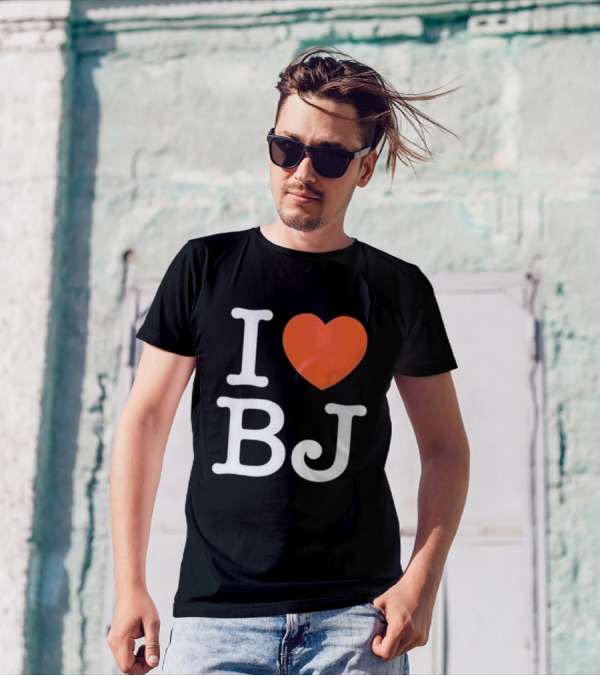 I Love Bj Ben Johnson T-Shirt