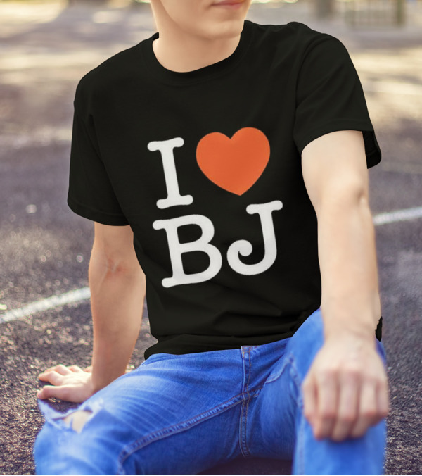 I Love Bj Ben Johnson T-Shirt