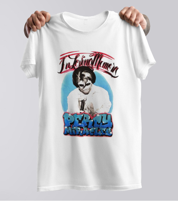 In Loving Memory Percy Miracles Blue And Pink Retro T-Shirt